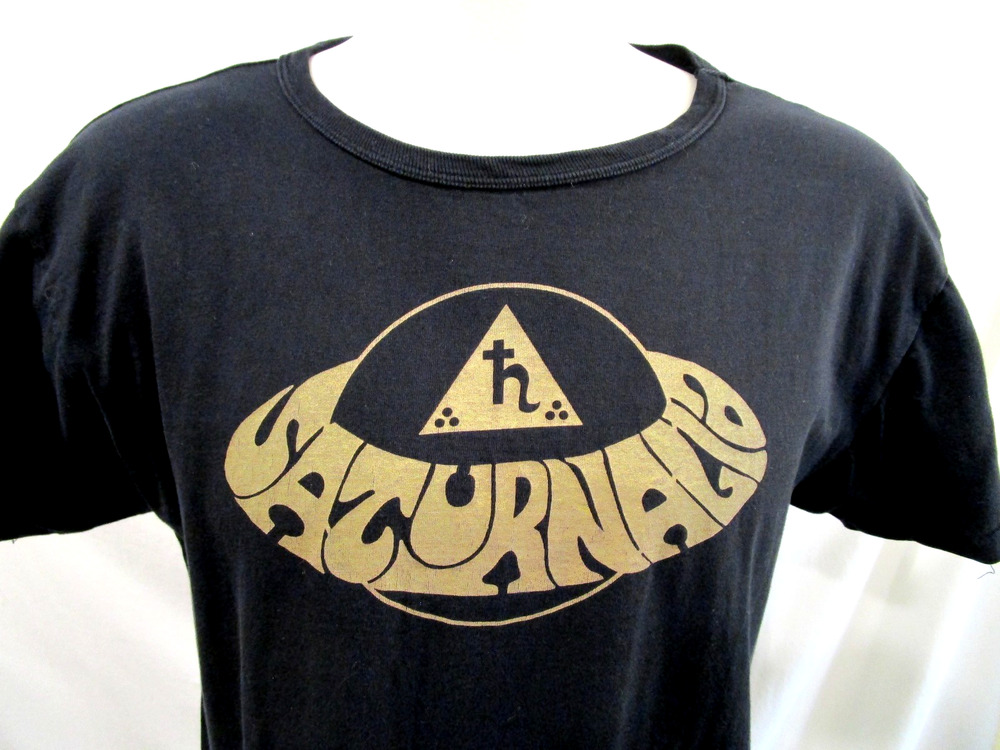 Filth Mart Austin's Psychedelic Rock Saturnalia Festival Black TShirt Adult Sz L